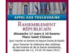 Marche Blanche en hommage aux victimes des attentats de Toulouse et Montauban