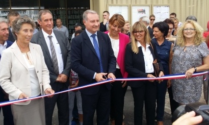 Inauguration de l'école maternelle Niboul à Toulouse