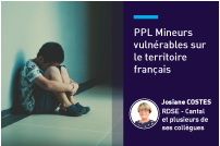 Mineurs vulnérables sur le territoire français